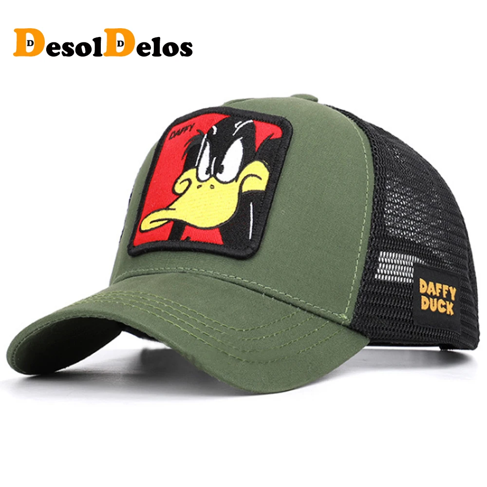 

2019 Animals Cap Embroidery Mesh Baseball Cap Unisex Women Men Snapback Cap Dad Hat Summer Bone Adjustable Hip Hop Dad Gorras