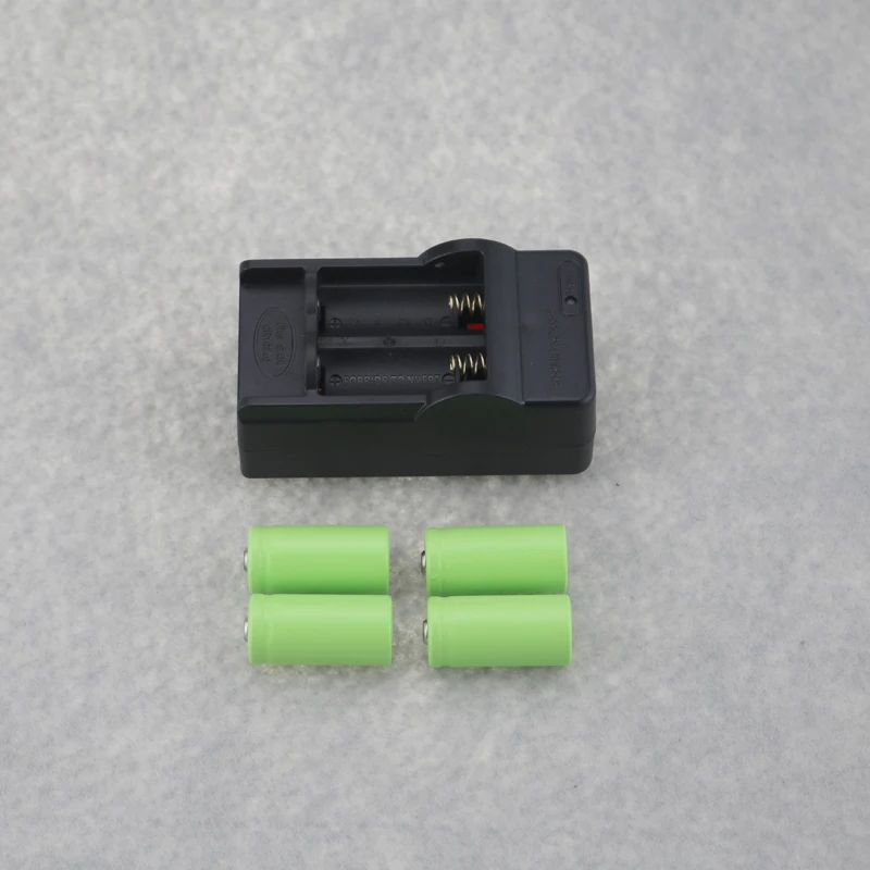 4 шт. CR123A 16340 батарея 2500mAh 3 7 V литий-ионная аккумуляторная + зарядное устройство для