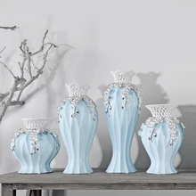 Винтаж Стиль французский страны ручной работы Керамика ваза для украшения дома