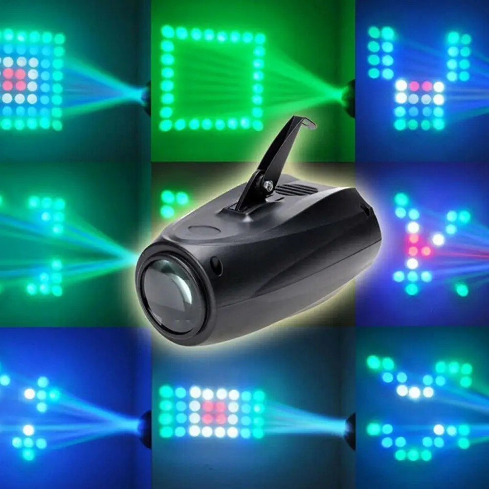 

Flash Lights 64 LED Voice Control Stage Lighting Effect Projector Lamp for Party KTV Wedding Club