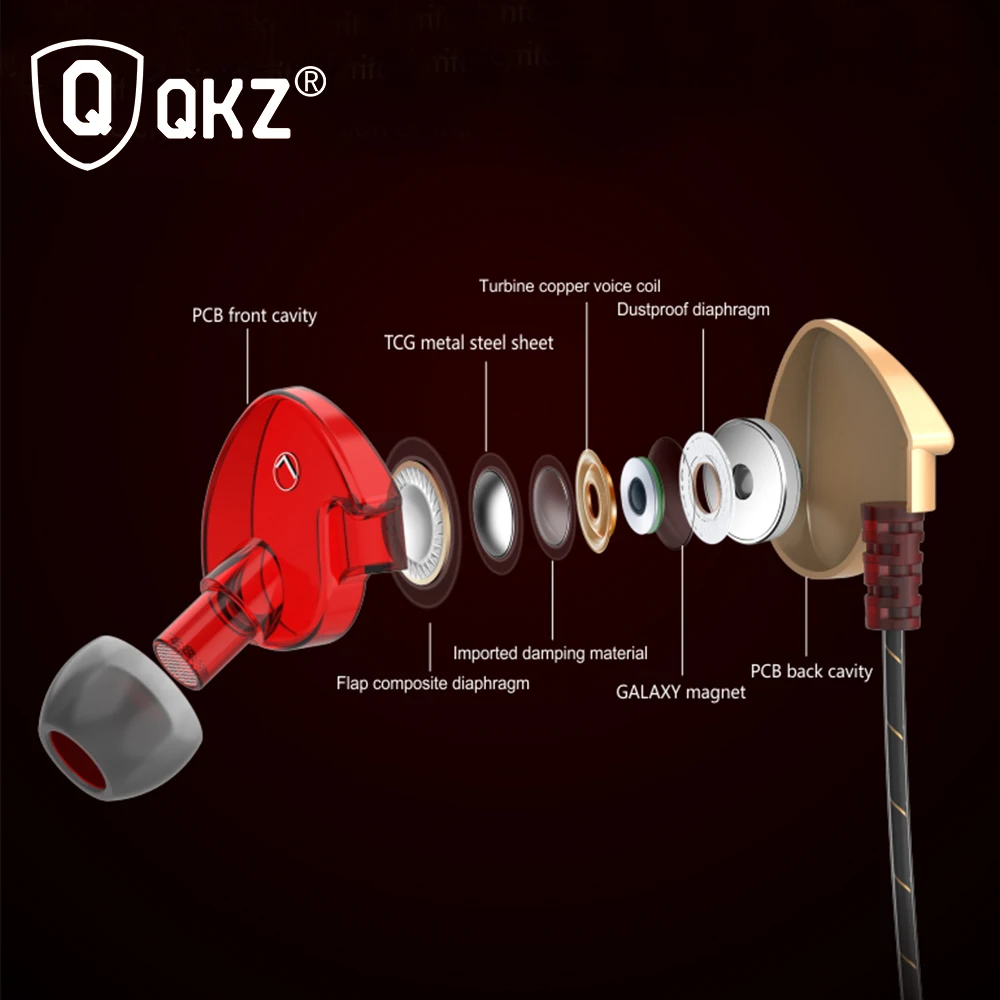  QKZ CK7 Stereo kopfhörer In-Ear Headset Ohrhörer Bass Kopfhörer Für iPhone huawei Xiaomi 35mm kopfh