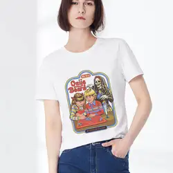 Лето 2019 г. эстетическое мякоть художественная литература голографическая белая футболка Kawaii одежда Chic Забавные футболки для женщин Tumblr