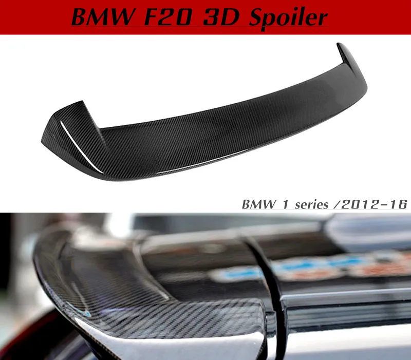 

For BMW 1 series M125i M140i M135i LCI Real Carbon Fibre Rear Roof Spoiler -3D style