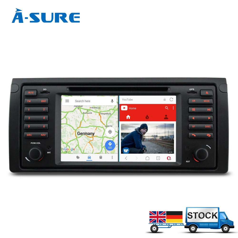 A-Sure Android 7.1 QuadCore GPS Navigation 7\