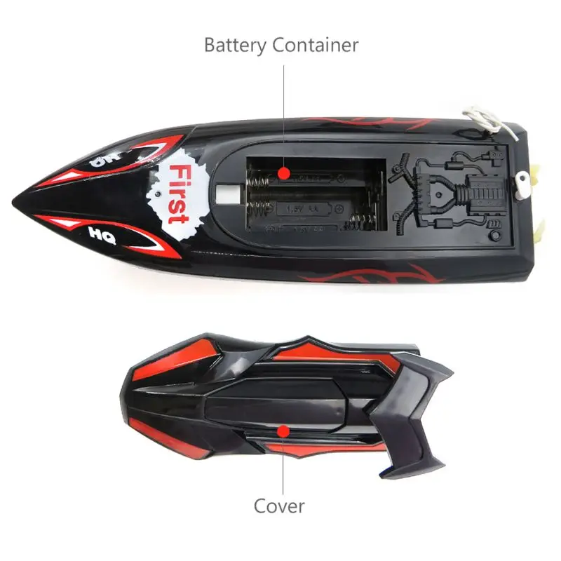Flytec HQ2011-15C 10Km/H 27Mhz Mini Infrared Control Rc Boat Ship Toy for Kids Children Gift