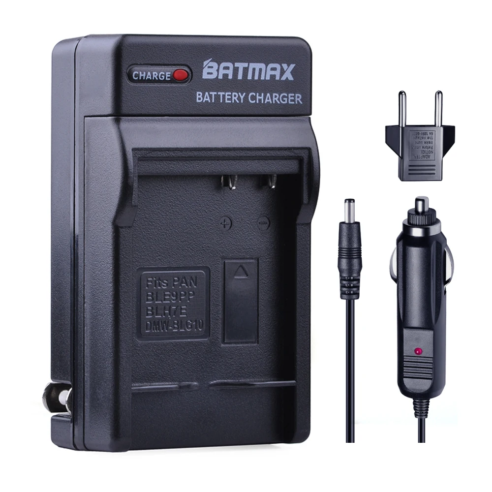 Аккумуляторная батарея Batmax 2 шт. DMW BLG10 BLG10E + Цифровое зарядное устройство для Panasonic