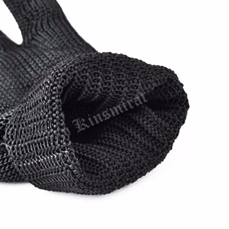 1 пара перчатки от порезов, сохраняющие защитные перчатки, защищают проволоку из нержавеющей стали, металлическая сетка, мясник, дышащая, уличная
