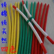 Хлопковое цветное оборудование для детского сада, гимнастика, маленькая веревка, мини-веревка для утренних упражнений, спортивный шнур, обучающая мини-веревка