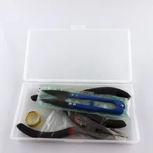 Плоскогубцы для изготовления ювелирных изделий, поделки из бисера, набор инструментов, 5 предметов, 12 см, диагональ, плоскогубцы/медное кольцо/ножницы