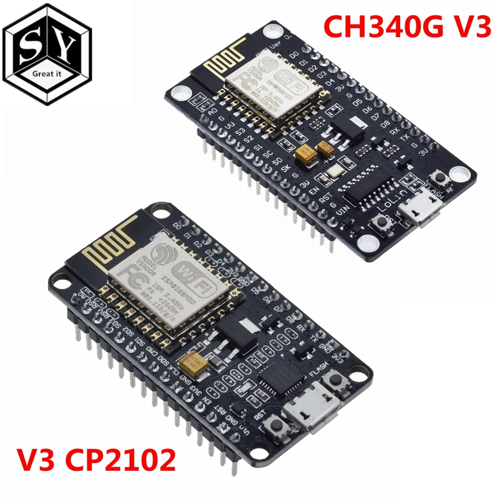 Беспроводной модуль NodeMcu v3 v2 ESP32 D1MINI Lua WIFI макетная плата ESP8266 с антенной Pcb и USB