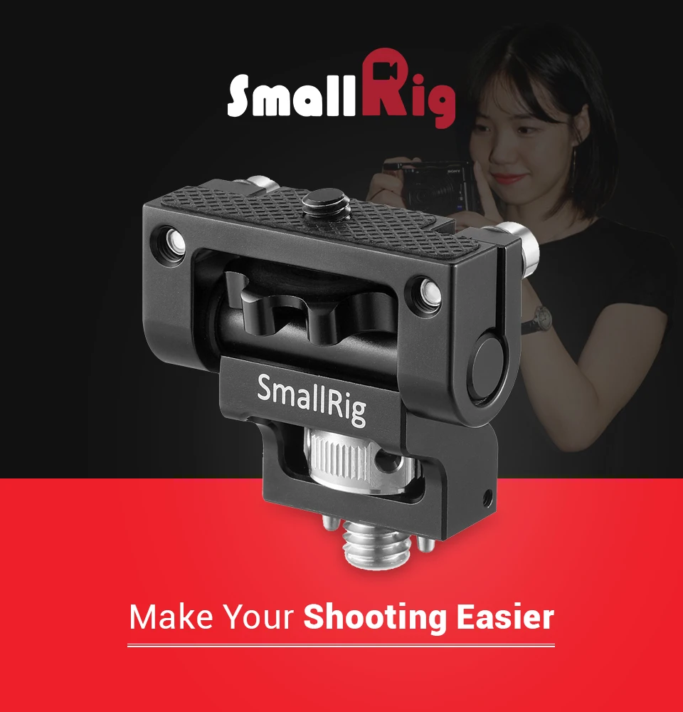 SmallRig видеокамера EVF держатель с Arri фиксирующие контакты EVF крепление монитор Поддержка кронштейн EVF крепление стабилизатор поддержка 2174