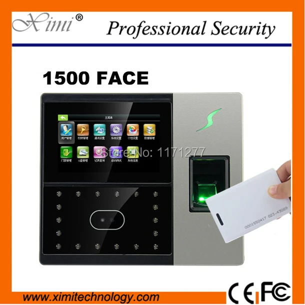 

Wi-fi TCP/IP fingerprint recognition access controller 125KHz infrared camera time clock face time attendance biometric clock