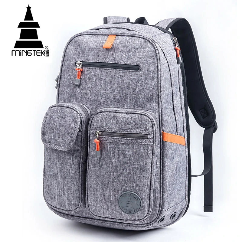 MINGTEK Large Capacity Laptop Backpack Multifunction Waterproof Oxford