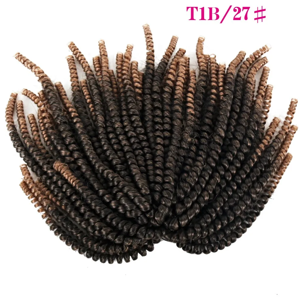 Deyngs 8 дюймов пушистые весенние крученые крючки синтетические волосы для наращивания косички кудрявые Твисты