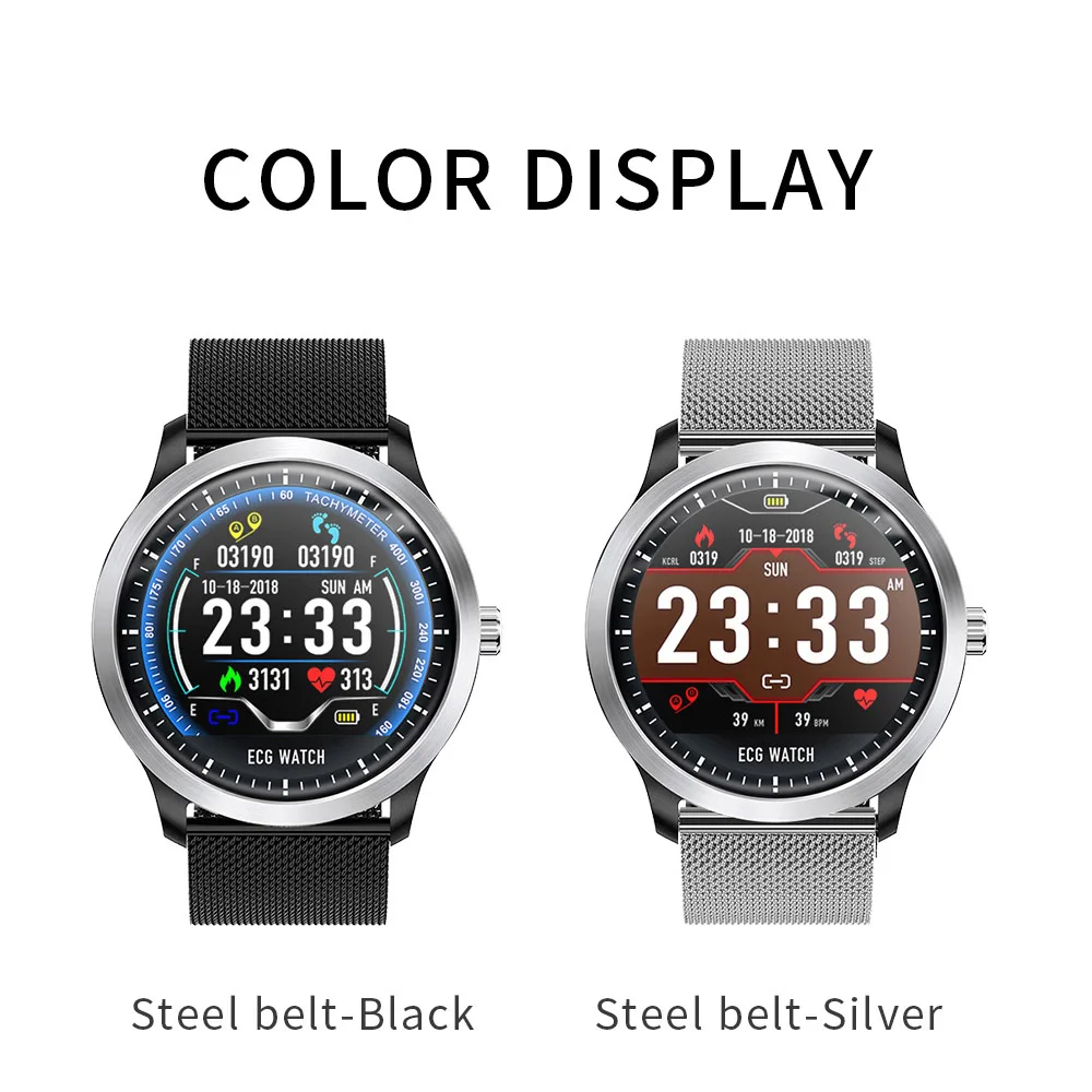 Smart Watch Men ECG PPG Fitness Bracelet Heart