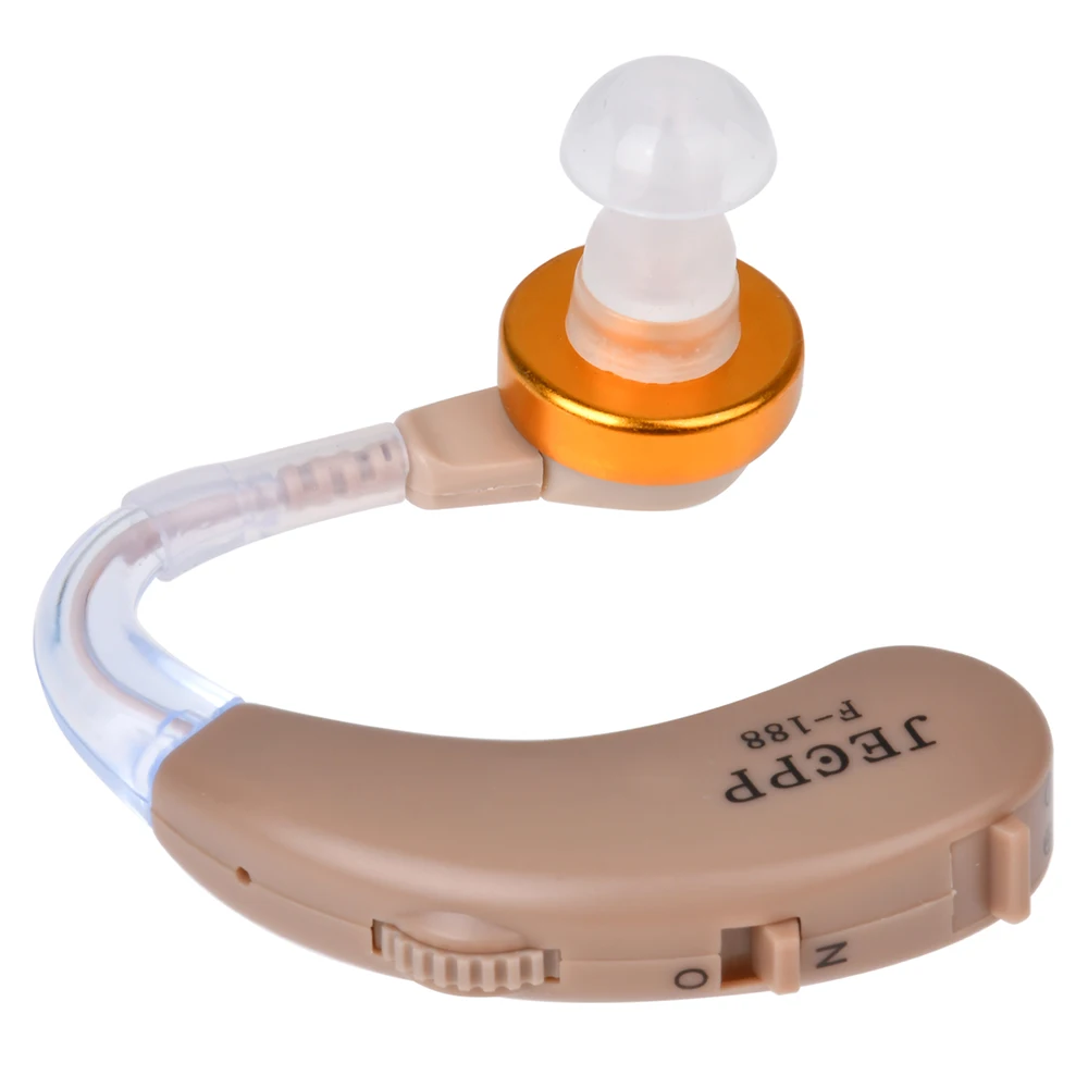 F-188 Behind The Ear Small Hearing Aids Voice Sound Amplifier Device BTE Sound Enhancer Hearing Aid Ear Care for The Elderly