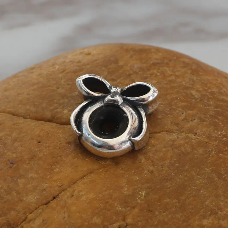 

New Genuine 925 Sterling Silver Bow Spacer Stopper Charm Beads Fit European Troll 3 mm Bracelet Jewelry