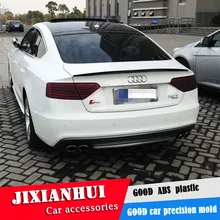 Для Audi A5 спойлер 2007- Audi A5 C спойлер ACKXV ABS Пластиковый материал заднее крыло автомобиля цветной задний спойлер