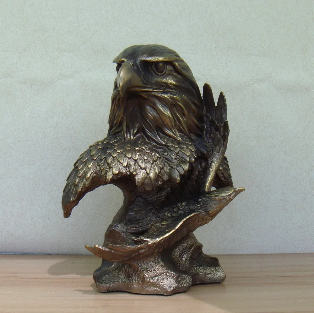 large resin eagle statues