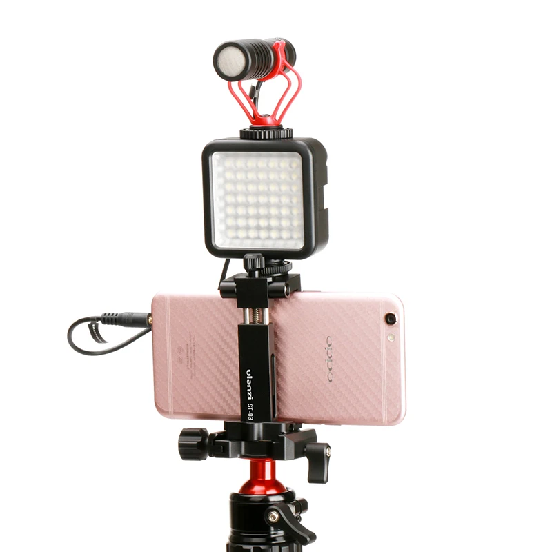 

Ulanzi ST-03 All-Metal Tripod Mount Adapter Tripod Clipper with Hot Shoe Mount for Boya BY-MM1 Rode Videomicro Microphones