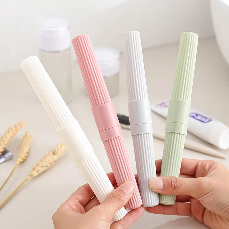 

New Portable Toothbrush Box Dustproof Cover Outdoor Travel Wash Toothbrush Storage Box Health Tooth Brushes Protector