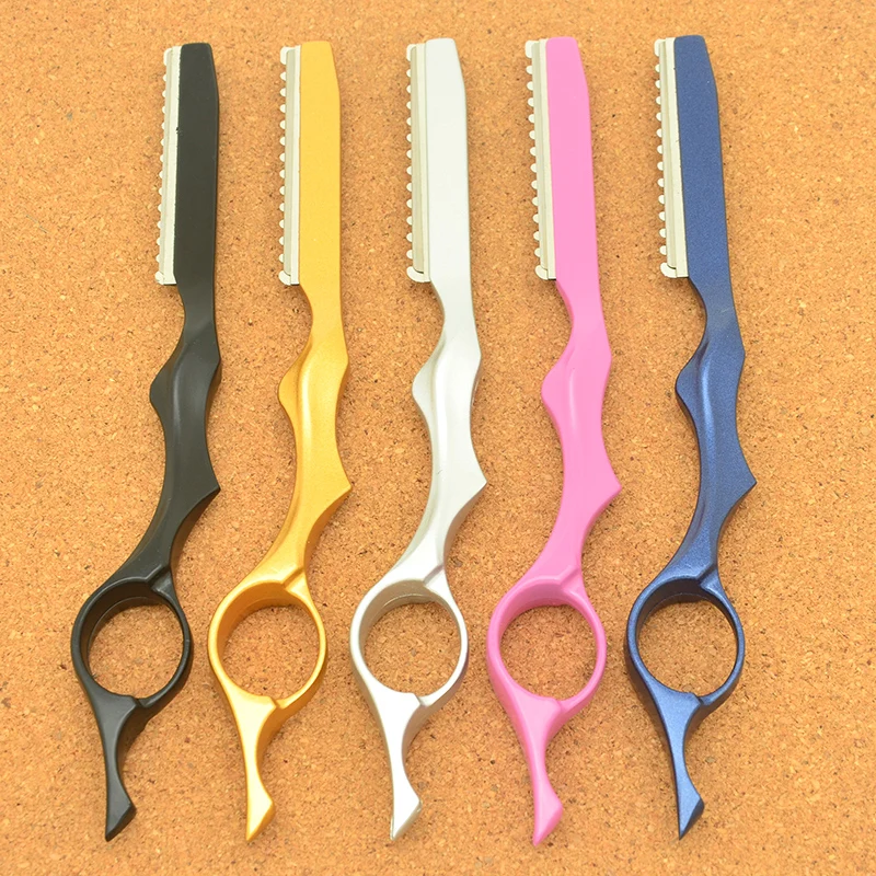 Meisha, 1 шт., для салонов, парикмахерских, истончение волос, бритва, 10 шт., лезвия, парикмахерские, режущие бритвы, инструменты для удаления, сменный нож HC0005