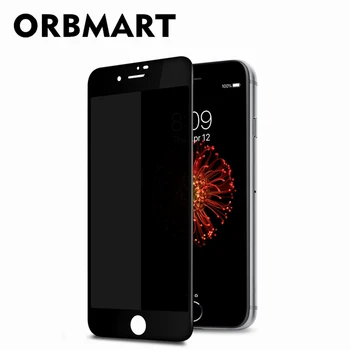 ORBMART 新フルサイズカバーボディフィルムプライバシーアンチのぞきシールドガラス強化スクリーンプロテクター iphone 6 6s 7 8 プラス電話