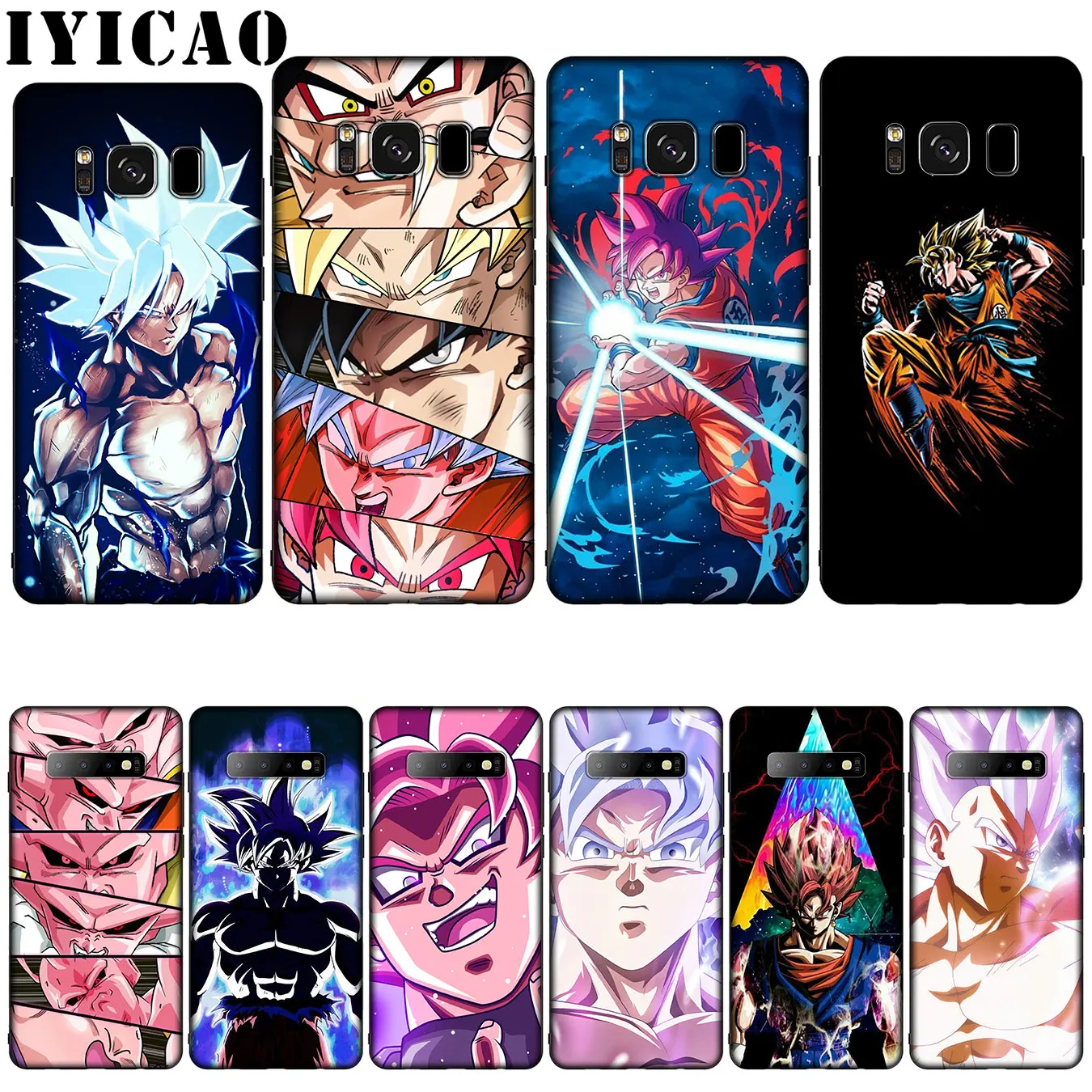 IYICAO DRAGON BALL Z DBZ Goku Мягкий силиконовый чехол для телефона samsung Galaxy S10 S9 S8 плюс S6 S7 край