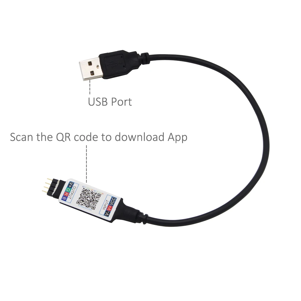 Bluetooth светодиодный контроллер USB RGB 5 в 12 В 24 В DC мини приложение умный музыкальный контроллер IOS Android телефон беспроводной ИК 24 ключ контроллер