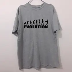 Эволюция гитары группа электрический бас рок акустическая музыкальная Забавный юмор футболка с принтом Мужская футболка отличный подарок