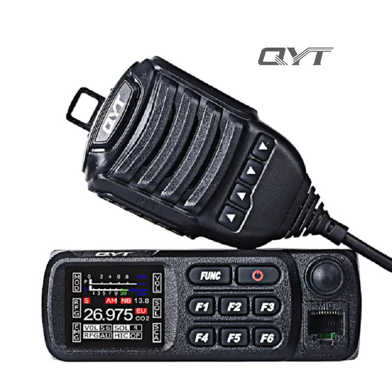 QYT CB-27 AM FM Citizen Band мульти-нормы Мобильная радиостанция CB 12/24V 26,965-27,405 МГц мобильный радио передатчик