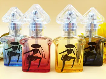 

Free Shipping 5pcs/lot 10ml Colorful Glass Atomizer Perfume Bottles Empty Bottle Mist Spray Bottles For Fragrance In Refillable