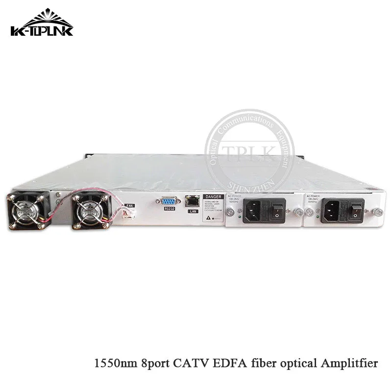 CATV EDFA Волоконно-оптический усилитель 1310/1490/1550 WDM 1550nm 1U/80 W 8port* 18dbm sc/apc, sc/upc оптический адаптер высокой мощности волоконно-оптический усилитель