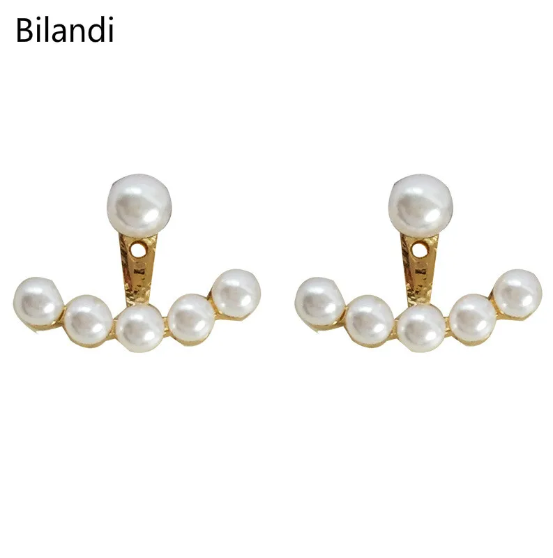 

Delicate Jewelry Design Fancy White Pearl Stud Earring For Woman