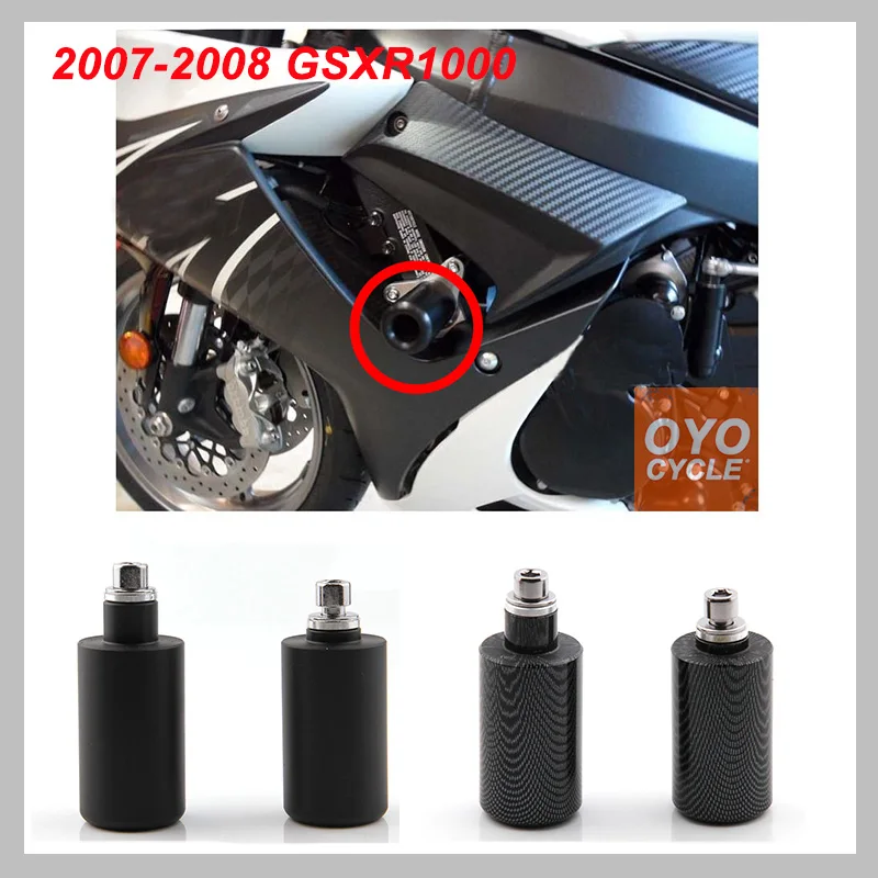

Frame Slider Pad For 2007-2008 Suzuki GSXR1000 GSX-R 1000 GSXR 2007 2008 Motorcycle Crash Pad Falling Protection