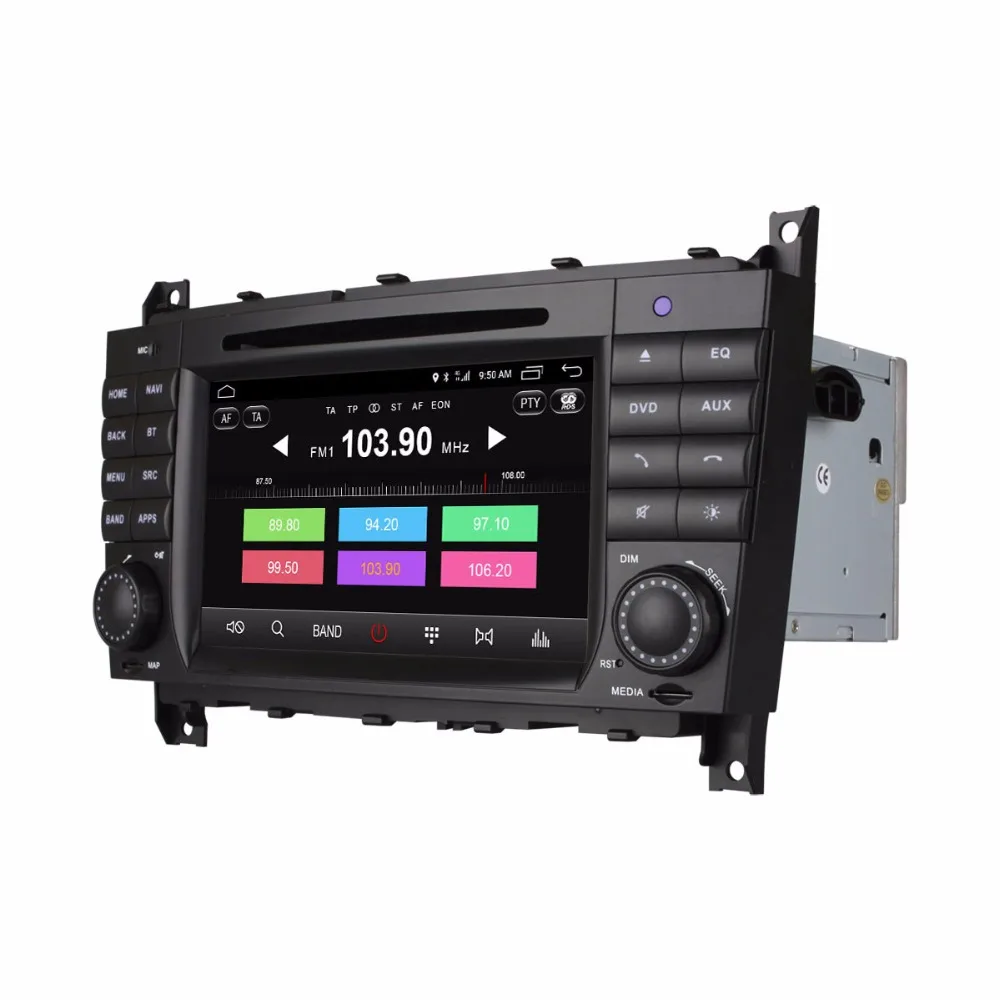ANDROID GPS DVD font b Multimedia b font for Mercedes Benz W219 W203 C180 C200 C220