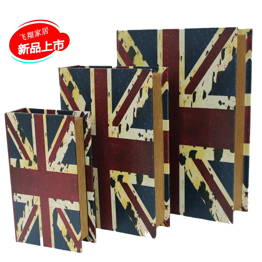 الأوروبية الحديثة الرجعية محاكاة دراسة كتاب وهمية الكتاب التصوير الدعائم الكتاب خزانة الديكور مربع صندوق تخزين الديكور