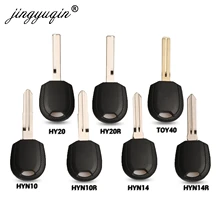 Jingyuqin klucz transpondera puste dla Hyundai Accent I30 IX35 Sonata NF Elantra Tucson Verna Kia obudowa kluczyka samochodowego przypadku nie Chip