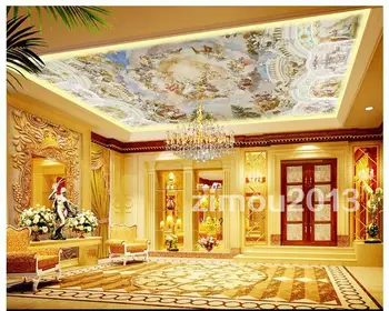 

3d wallpaper 3d ceiling murals wallpaper custom sitting room the hotel lobby Zenith mural ceiling mural wallpaper living room
