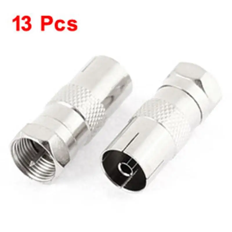 13Pcs RF Coaxial Connectors Terminals Electrical Connector F Female To