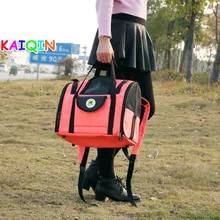 Рюкзак-переноска для собак, переносная дорожная сумка, передняя сумка, сетчатый рюкзак с двойным плечом на открытом воздухе 35*23*28 см