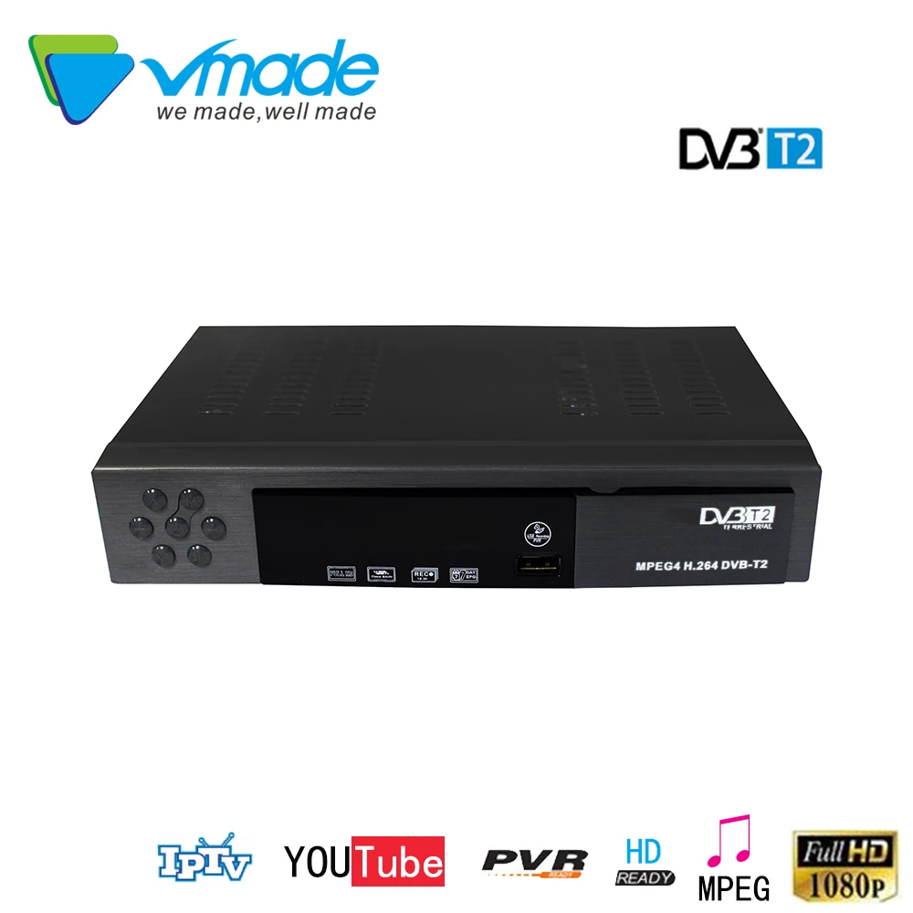 Горячая Распродажа DVB T2 8902 ресивер HD 1080P цифровой ТВ-тюнер MPEG-2/4 ТВ-ресивер NTSCW/RCA/HDMI PAL/NTSC Автоматическая конверсионная коробка