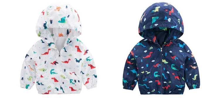 Bebê Meninos Jaqueta Bonito Dinossauro Crianças Cabolsas Primavera Outono Blusão Criança Menina Jaquetas Outerwear 9 Bebê meninos jaqueta bonito dinossauro crianças casacos