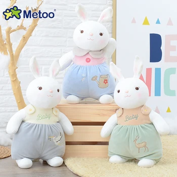 

New 39cm Plush Sweet Cute Lovely Stuffed Baby Kids Toys for Girls Birthday Christmas Gift Tiramitu Rabbits Mini Metoo Doll