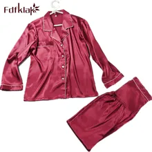 Пижамные комплекты большого размера Fdfklak весенние домашние женские костюмы женские осенние пижамы комплект одежды для девочек Pijamas Mujer Q741