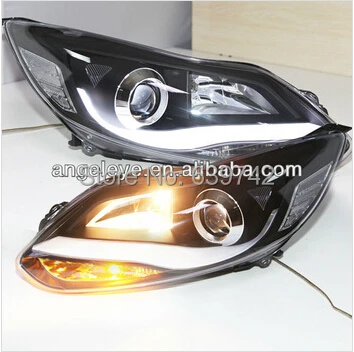 Для A8 Стиль Focus 3 светодиодный фары с объектив проектора для FORD DRL 2012 2014 год LDV2|ford