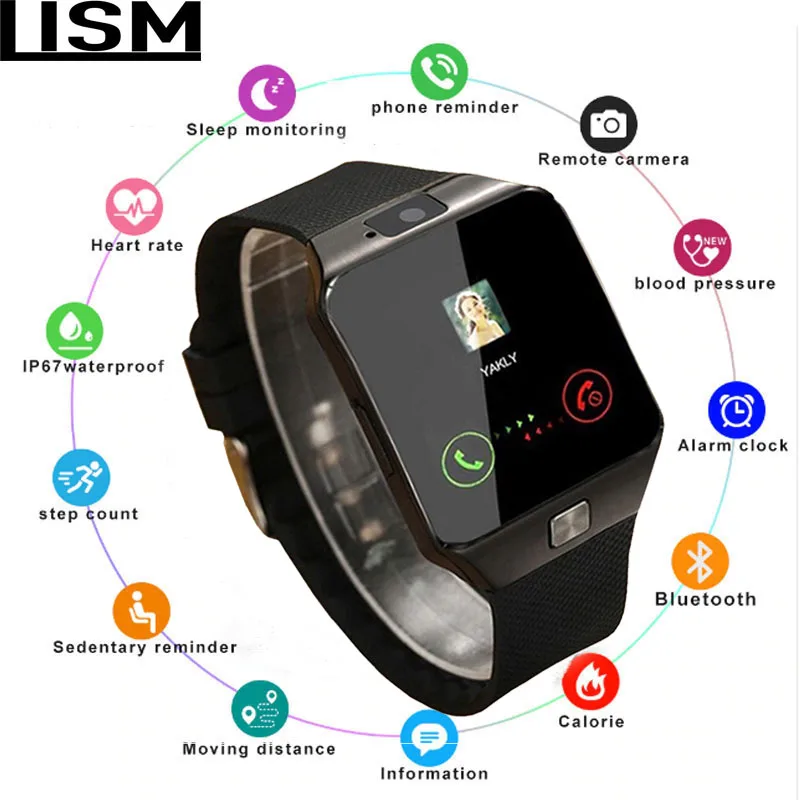 

Bluetooth Smart Watch DZ09 Wearable Wrist Phone Watch Relogio 2G SIM TF Card For Iphone Samsung Android smartphone Smartwatch