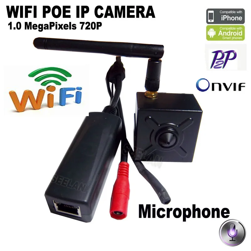 Hqcam 720 P мини IP-камера Wi-Fi ip-камера POE ONVIF P2P мини cam ip мини POE камера 48 В POE ip-камера веб-камера Веб-камера ipcam