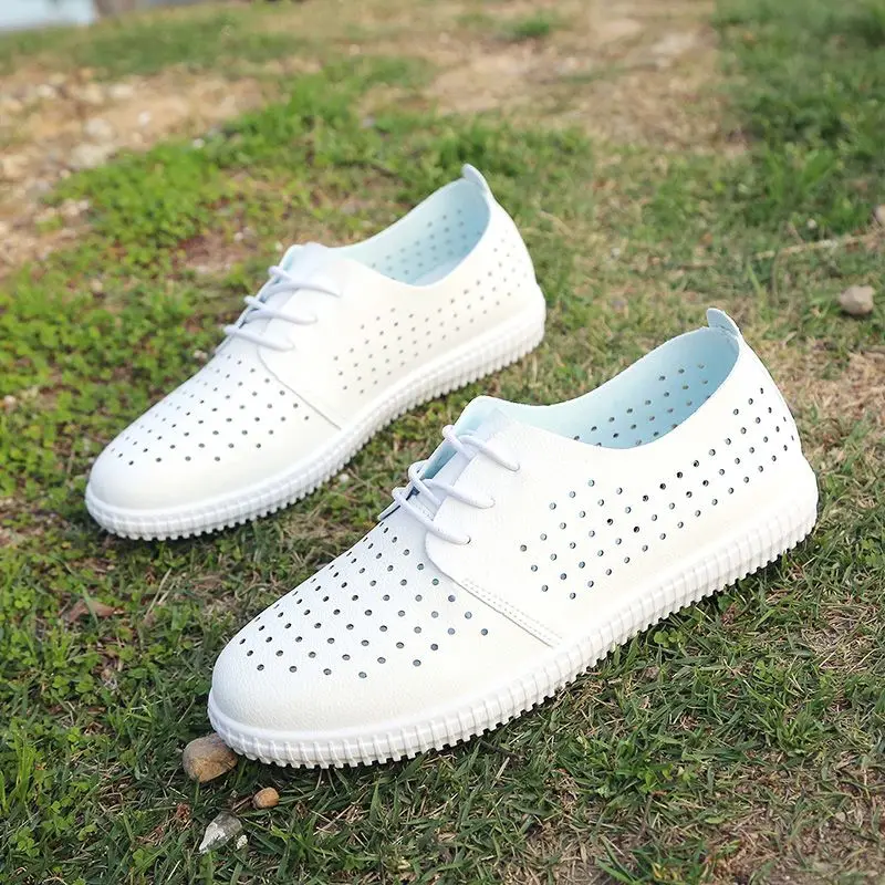 

Spring 2019 New Baitao Foundation Korean Tide Shoes Leisure Flat Sole Single Shoes