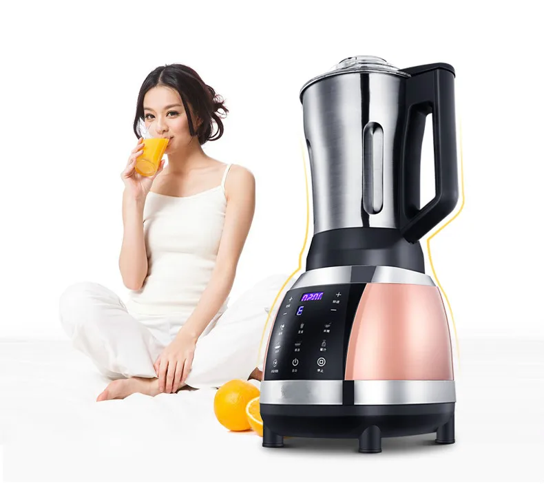 Blenders The stainless steel break - wall cooking machine agitates and heats the household soybean milk.